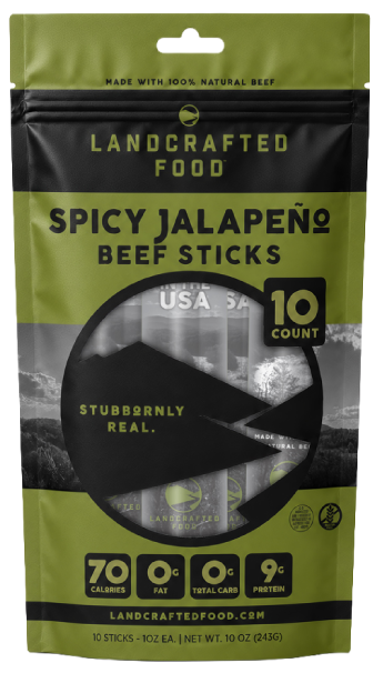 Spicy Jalapeño Beef Sticks